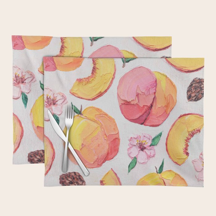 Sweet Peach Party Placemat Gallery Image 1