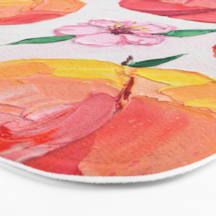 Sweet Peach Party Bath Mat Gallery Image 3