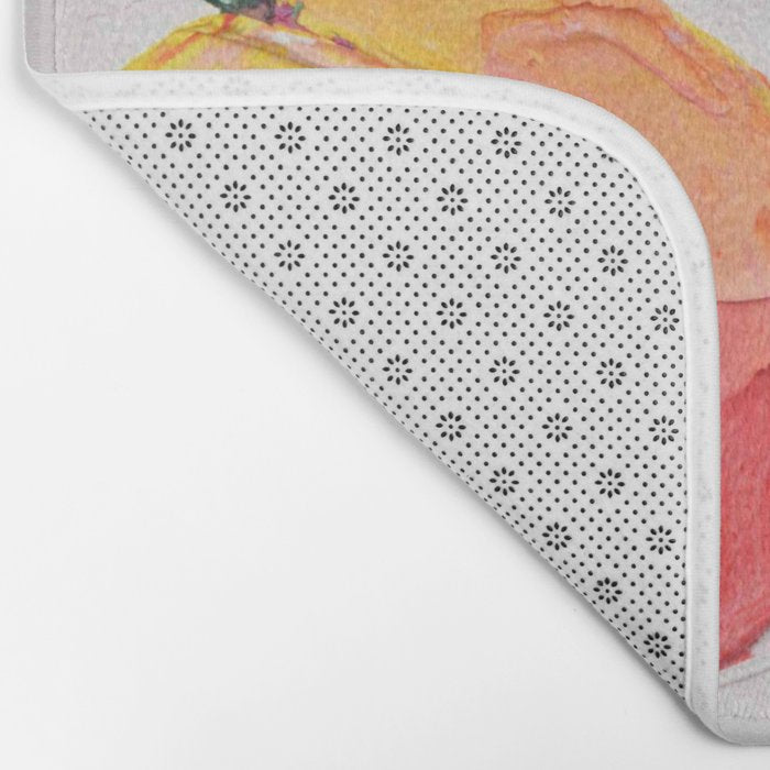 Sweet Peach Party Bath Mat Gallery Image 2