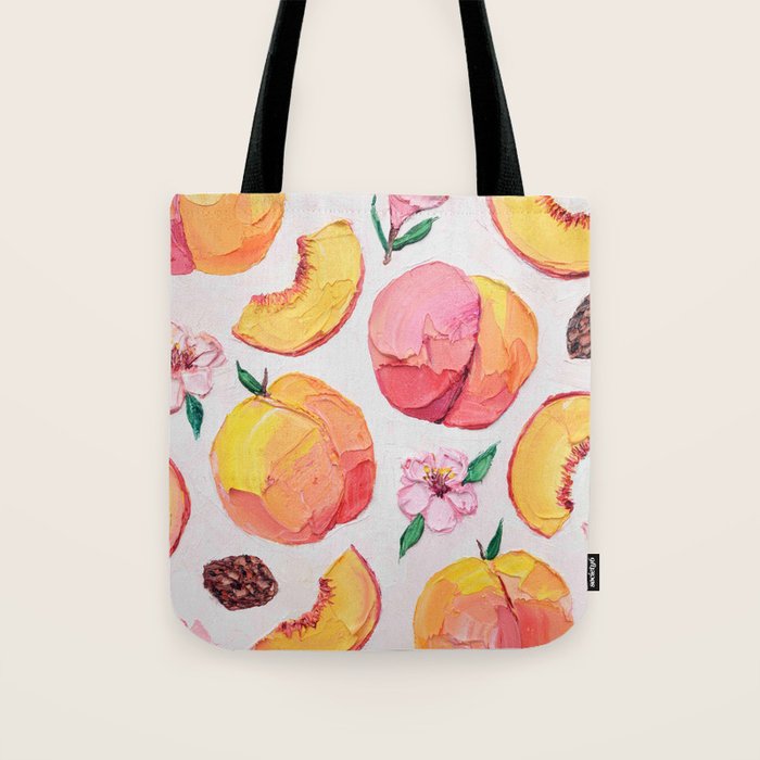 Sweet Peach Party Tote Bag Gallery Image 1