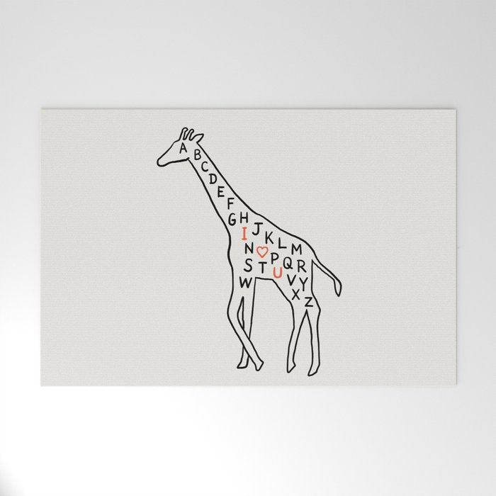 I love you as high as I can reach Welcome Mat Gallery Image 1