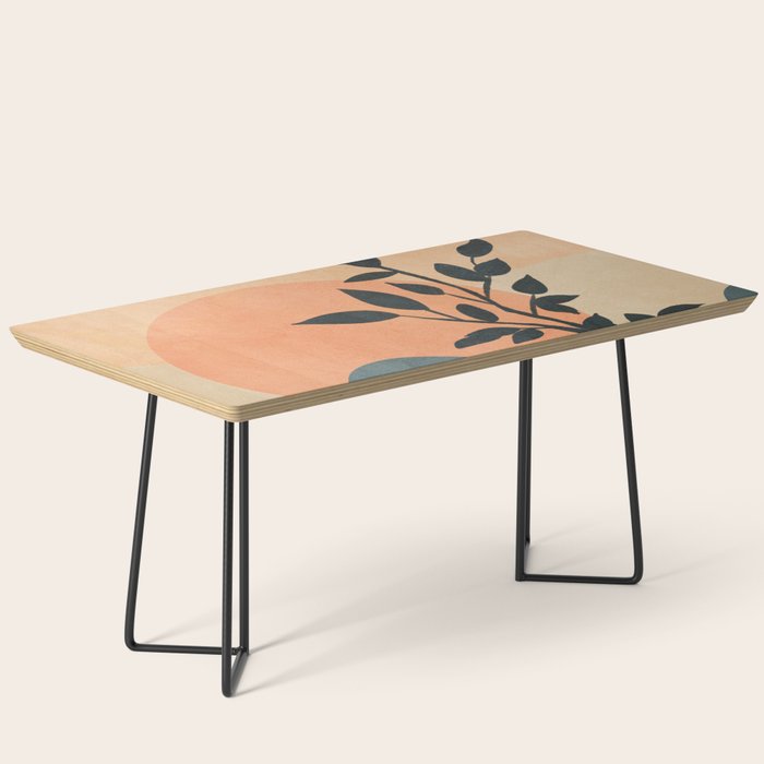 Orange Rising Sun Coffee Table Gallery Image 1
