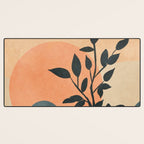 Orange Rising Sun Desk Mat Gallery Image 3