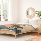 Orange Rising Sun Duvet Cover Gallery Image 2
