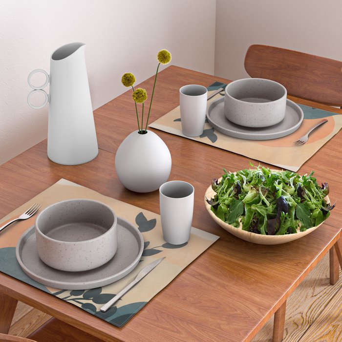 Orange Rising Sun Placemat Gallery Image 2