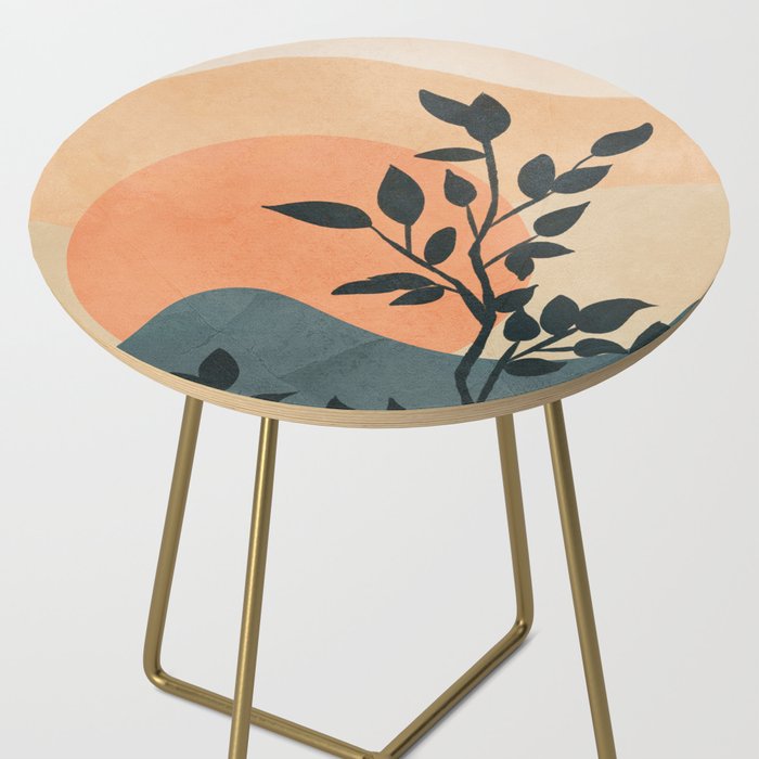 Orange Rising Sun Side Table Gallery Image 2
