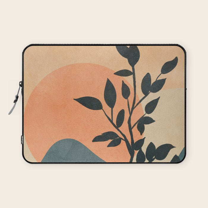 Orange Rising Sun Laptop Sleeve Gallery Image 1