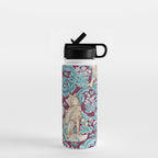 William Morris Forest Compilation Plum Water Bottle Gallery Image 1