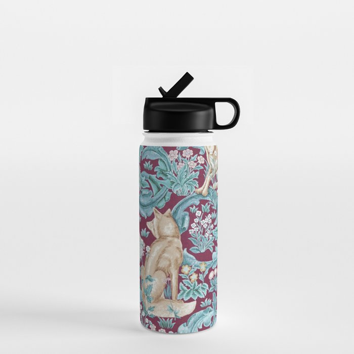 William Morris Forest Compilation Plum Water Bottle