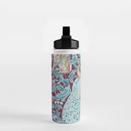 William Morris Forest Compilation Plum Water Bottle Gallery Image 2