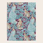 William Morris Forest Compilation Plum Poster Gallery Image 4