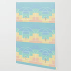Pastel Colors Basketball Court | Shoot Hoops Streetball  Wallpaper Gallery Image 2