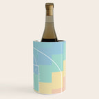 Pastel Colors Basketball Court | Shoot Hoops Streetball  Wine Chiller Gallery Image 3