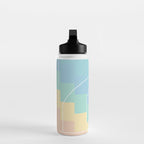 Pastel Colors Basketball Court | Shoot Hoops Streetball  Water Bottle Gallery Image 3