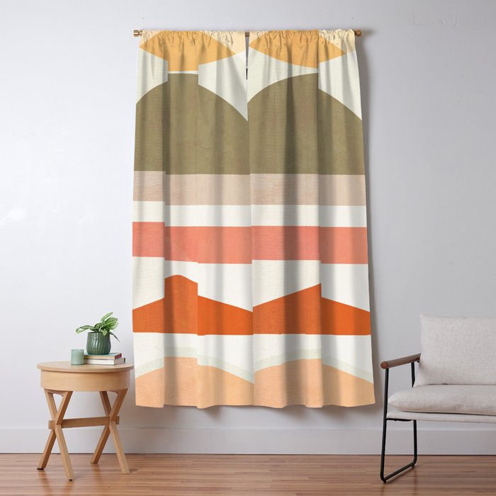 Abstract Shapes 19 Window Curtain Gallery Image 5