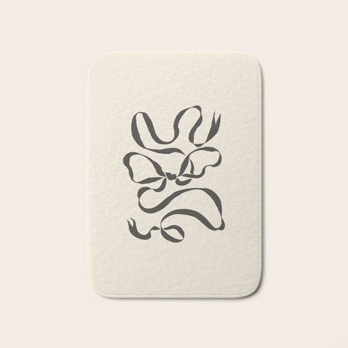 Bow ribbon 02 Bath Mat Gallery Image 1