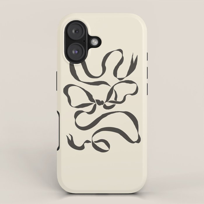 Bow ribbon 02 iPhone Case Gallery Image 1
