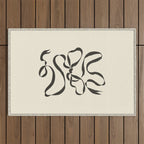 Bow ribbon 02 Outdoor Rug Gallery Image 1