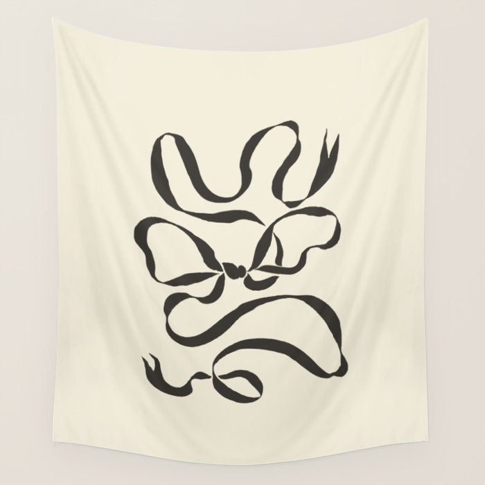 Bow ribbon 02 Wall Tapestry Gallery Image 1