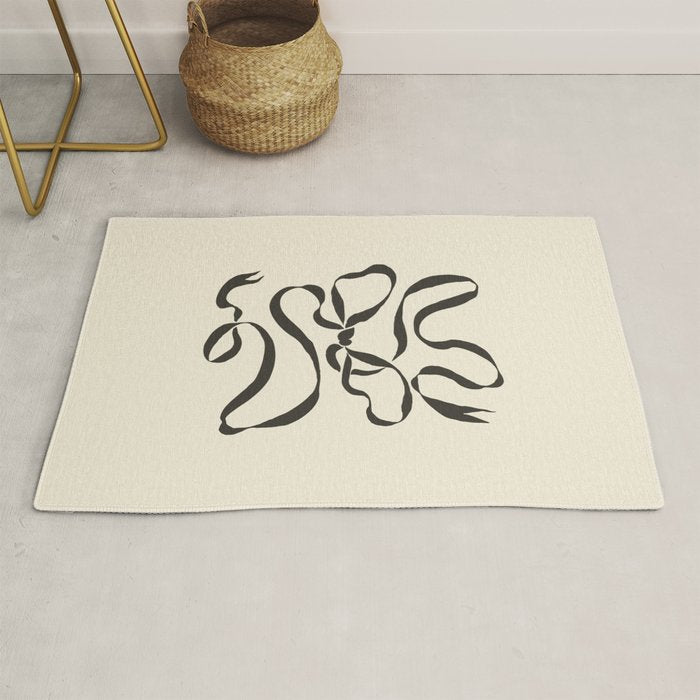 Bow ribbon 02 Rug Gallery Image 1
