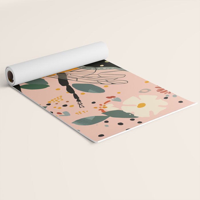 Floral Buzz Yoga Mat Gallery Image 2