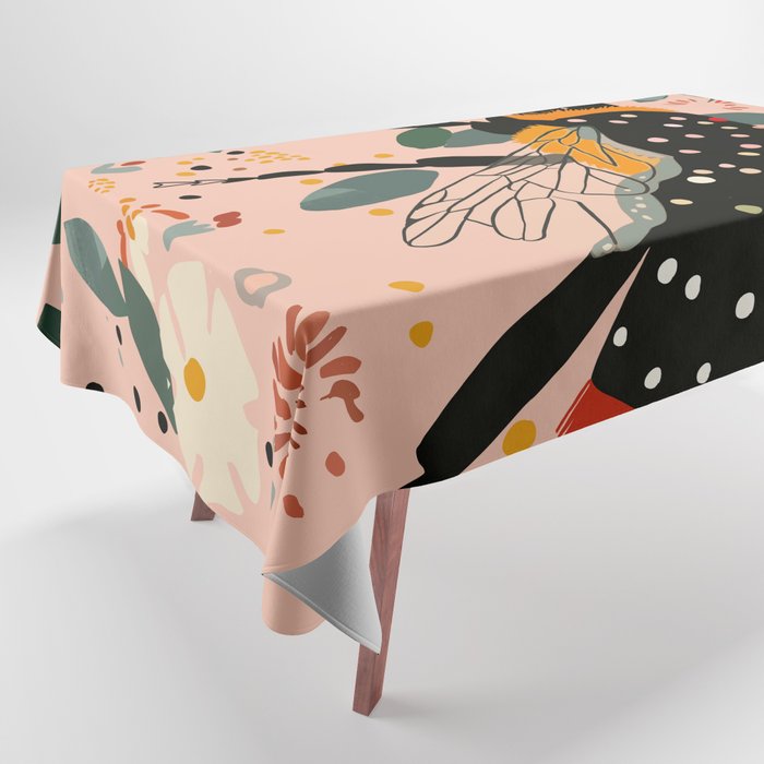 Floral Buzz Tablecloth Gallery Image 1