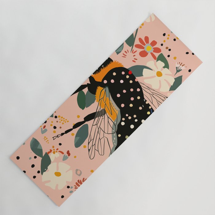 Floral Buzz Yoga Mat Gallery Image 1