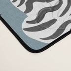 Tiger Collection - White on Blue Desk Mat Gallery Image 4