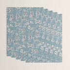 Tiger Collection - White on Blue Wrapping Paper Gallery Image 3