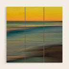Beach Sunset Love Wood Wall Art Gallery Image 1