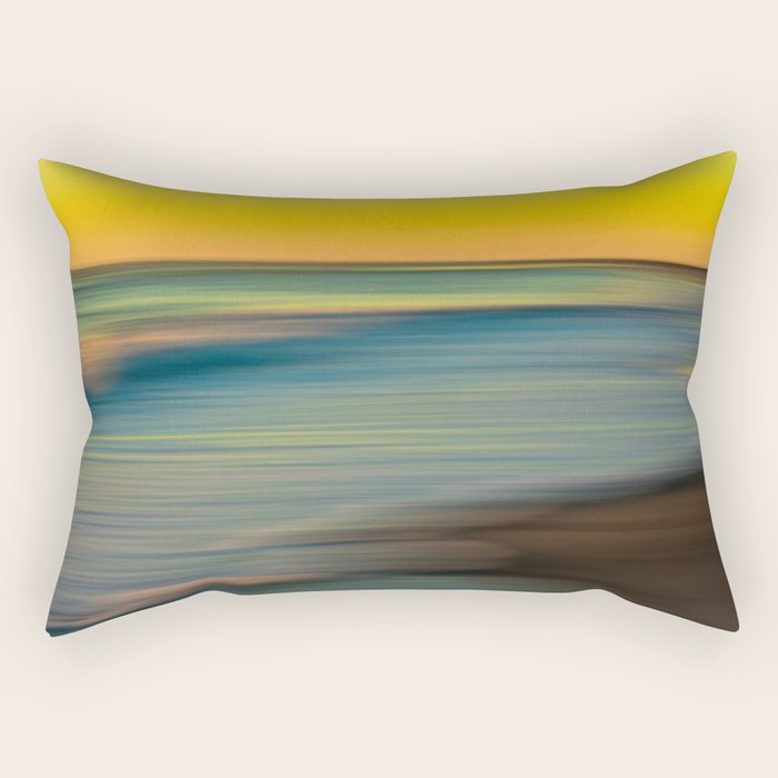 Beach Sunset Love Rectangular Pillow Gallery Image 2