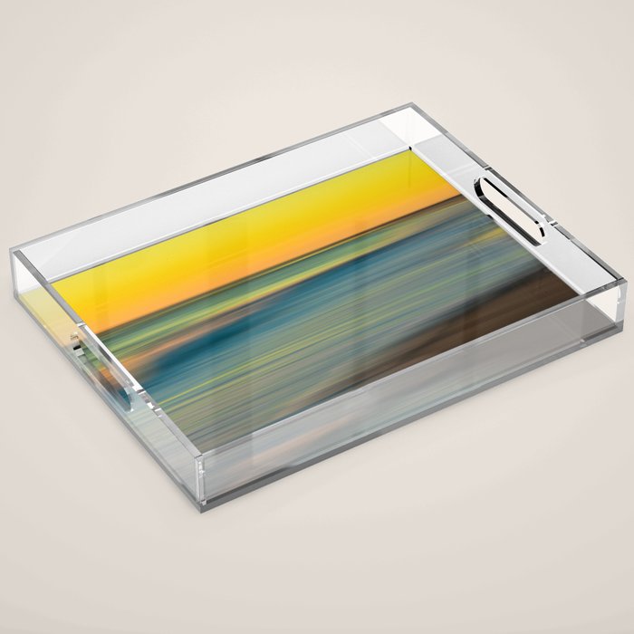 Beach Sunset Love Acrylic Tray Gallery Image 1