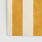 Cabana Stripe - marigold & cream Poster Gallery Image 3