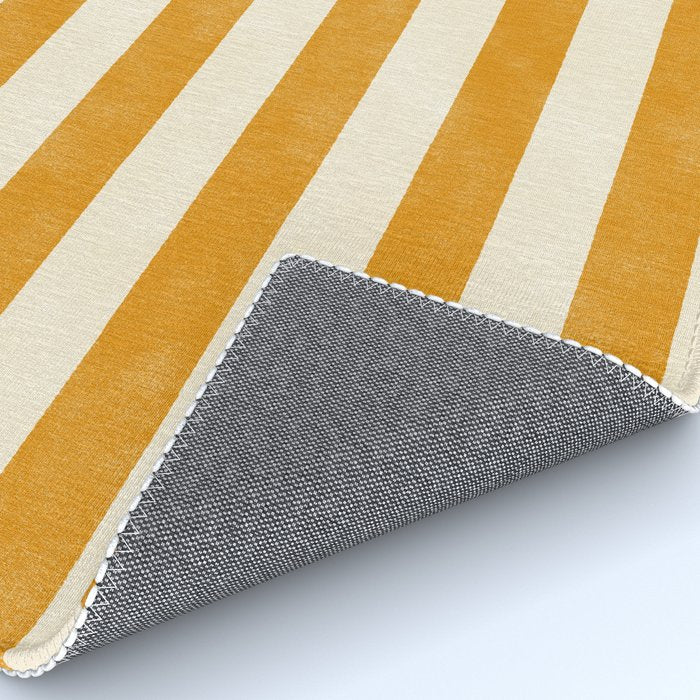 Cabana Stripe - marigold & cream Rug Gallery Image 4