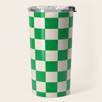 Retro Checkerboard Collage 02 Travel Mug Gallery Image 2
