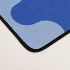 Blue Ogee A-Go-Go Retro Pop Pattern Cobalt Sky Desk Mat Gallery Image 4
