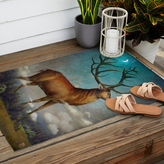 King of the Night Outdoor Rug Gallery Image 2