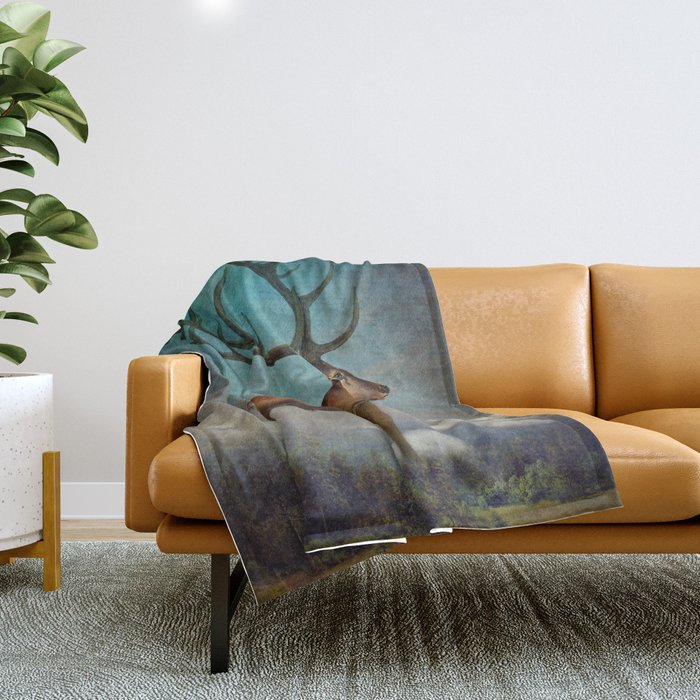King of the Night Throw Blanket Gallery Image 1