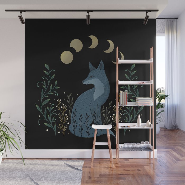 Fox on the Hill Wall Mural Gallery Image 1