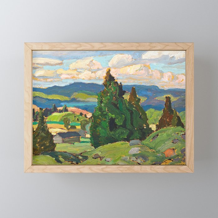 Canadian Landscape Franklin Carmichael Art Nouveau Post-Impressionism Mini Art Print Gallery Image 1