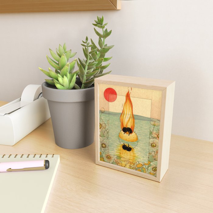Burning Mini Art Print Gallery Image 2