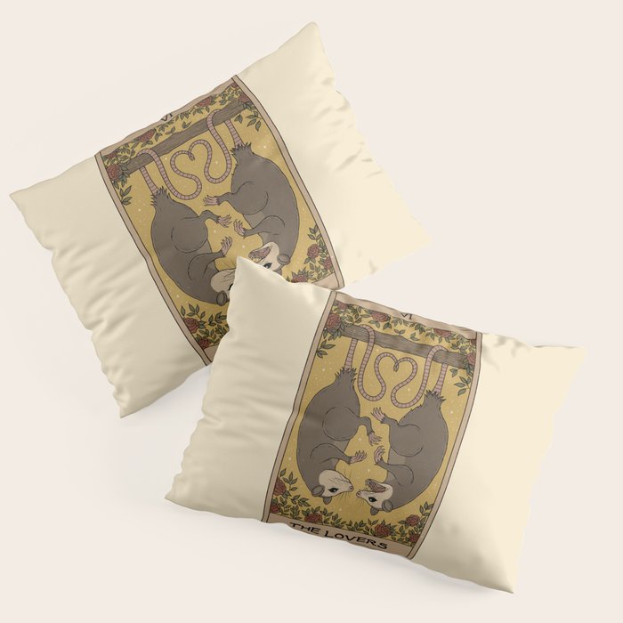 The Lovers - Possum Tarot Pillow Sham Gallery Image 3