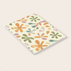 Colorful abstract flower art pattern Notebook Gallery Image 3