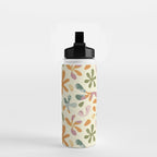 Colorful abstract flower art pattern Water Bottle Gallery Image 2
