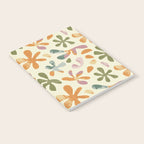 Colorful abstract flower art pattern Notebook Gallery Image 2