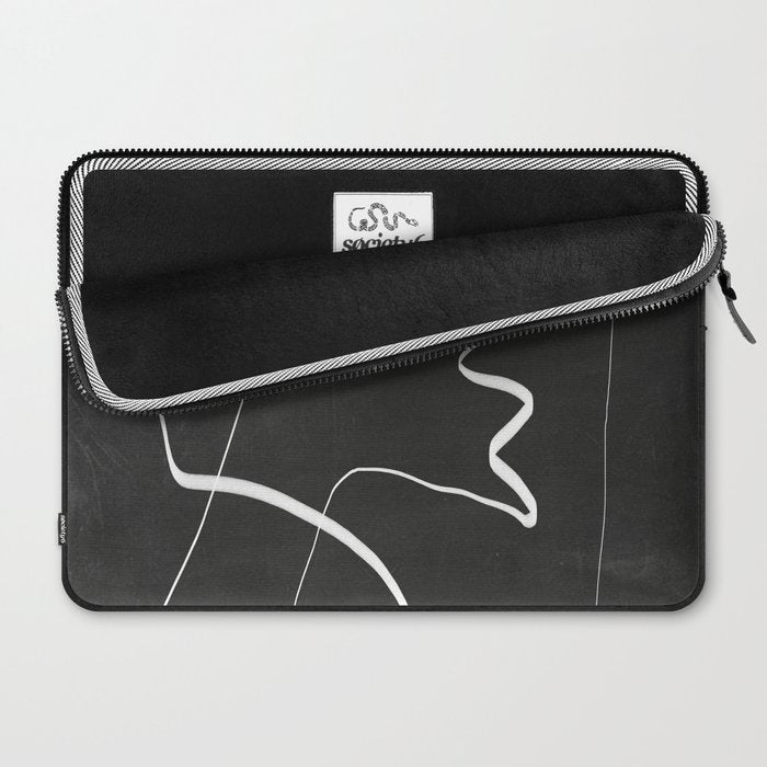 Abstract line art 6/2 Laptop Sleeve Gallery Image 2