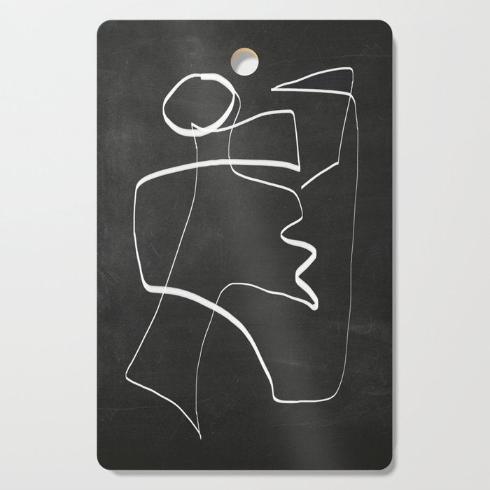Abstract line art 6/2 Cutting Board Gallery Image 1