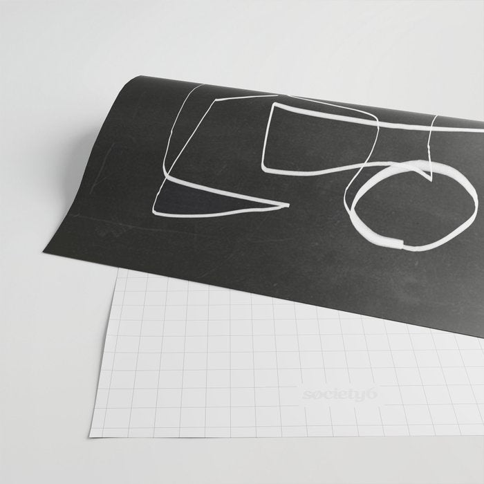 Abstract line art 6/2 Wrapping Paper Gallery Image 2