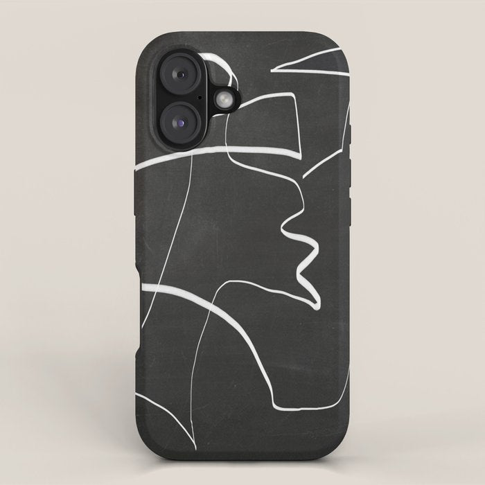 Abstract line art 6/2 iPhone Case Gallery Image 1