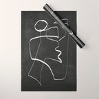 Abstract line art 6/2 Wrapping Paper Gallery Image 1